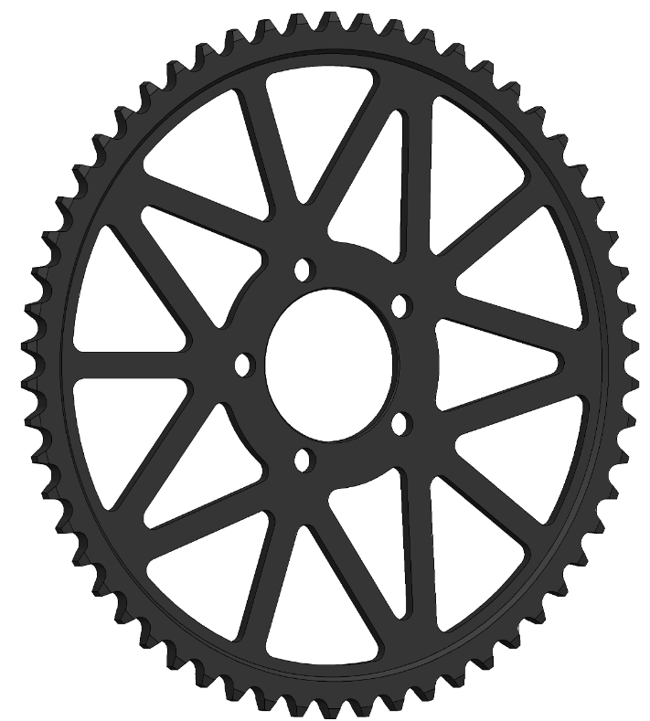 Tandwiel ALU - 56T tot 64T