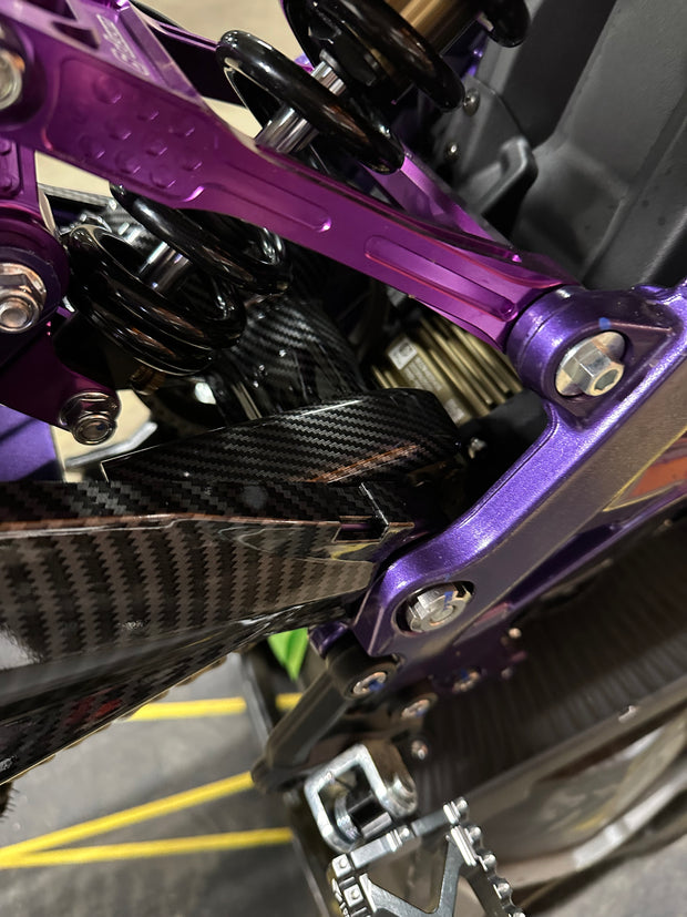 Sur-Ron Light Bee riem & tandwiel bescherming carbon