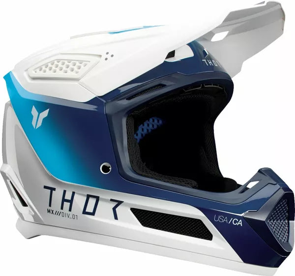 Thor Fleet Storm Wit/Blauw helm
