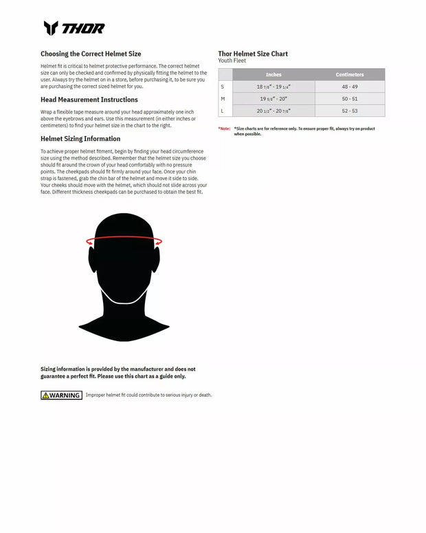 Thor Youth Fleet Forge rood helm