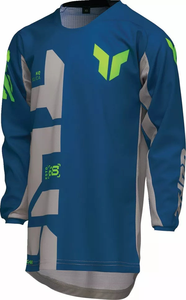 Thor Youth LAUNCHMODE Forge Jersey Blauw