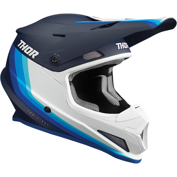 Thor Sector Helm MIPS Blauw/wit